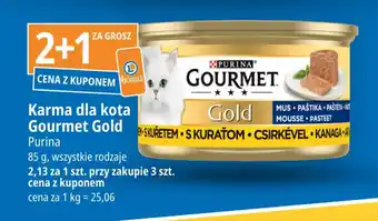E.Leclerc Karma dla kota Gourmet Gold Purina 85 g oferta