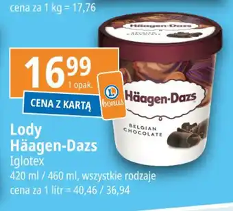 E.Leclerc Lody Häagen-Dazs Iglotex 420/460 ml oferta