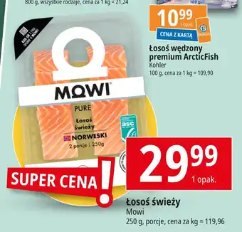 E.Leclerc Łosoś świeży Mowi 250 g oferta