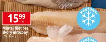E.Leclerc Mintaj filet bez skóry mrożony 1 kg oferta
