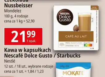 E.Leclerc Kawa w kapsułkach Nescafé Dolce Gusto / Starbucks 12 szt.-18 szt. oferta
