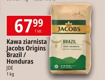 E.Leclerc Kawa ziarnista Jacobs Origins Brazil / Honduras 1 kg oferta
