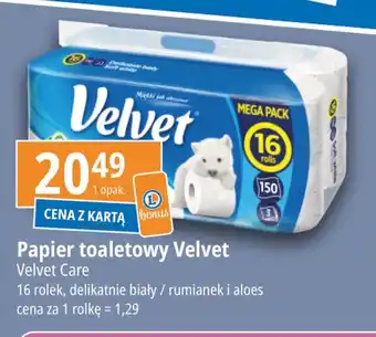 E.Leclerc Papier toaletowy Velvet 16 rolek oferta