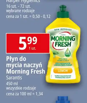 E.Leclerc Płyn do mycia naczyń Morning Fresh Sarantis 450 ml oferta