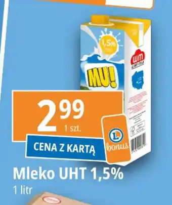 E.Leclerc Mleko UHT 1,5% 1 l oferta