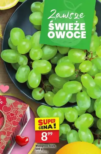 Twój Market Winogrono białe, 500 g oferta