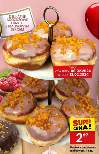 Twój Market Pączek z nadzieniem malinowym, 1 szt. oferta