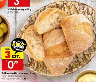 Twój Market Bułka ciabatta naturalna, 1 szt. oferta