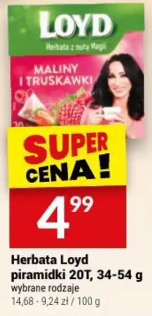 Twój Market Herbata Loyd piramidki 20T, 34-54 g oferta