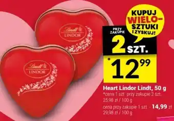 Twój Market Heart Lindor Lindt, 50 g oferta