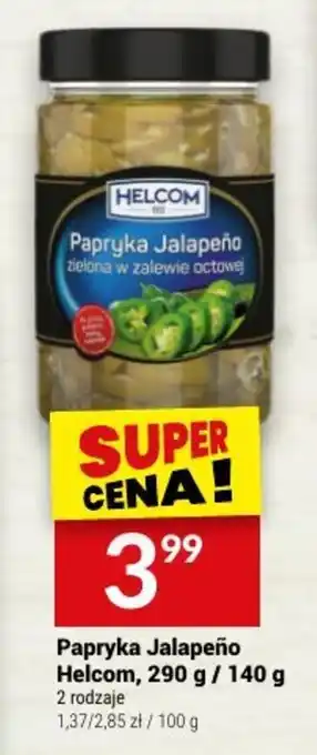 Twój Market Papryka Jalapeño Helcom, 290 g / 140 g oferta