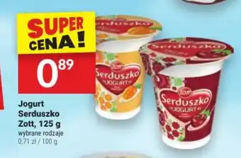 Twój Market Jogurt Serduszko Zott, 125 g oferta