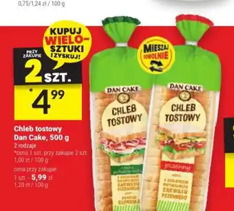 Twój Market Chleb tostowy Dan Cake, 500 g oferta