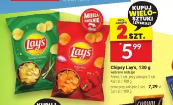 Twój Market Chipsy Lay's, 130 g oferta