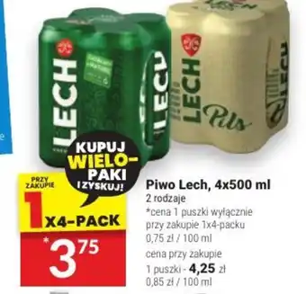 Twój Market Piwo Lech, 500 ml oferta