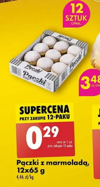 Biedronka Pączki z marmoladą, 65 g oferta