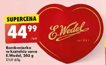 Biedronka Bombonierka w kształcie serca E. Wedel, 263 g oferta