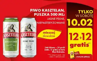 Biedronka PIWO KASZTELAN, PUSZKA 500 ML oferta