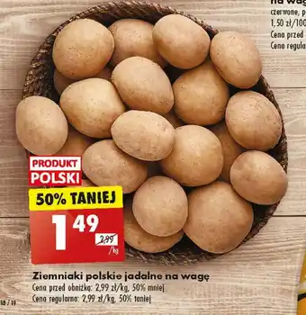 Biedronka Ziemniaki polskie jadalne na wagę 1 kg oferta