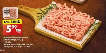 Biedronka Mięso mielone ze schabu Kraina Mięs, 400 g oferta