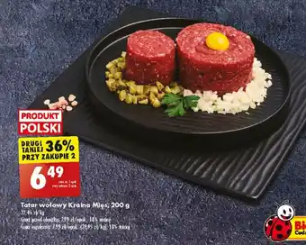 Biedronka Tatar wołowy Kraina Mięs, 200 g oferta