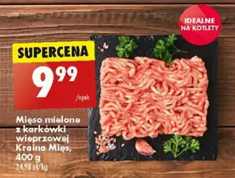 Biedronka Mięso mielone z karkówki wieprzowej Kraina Mięs, 400 g oferta