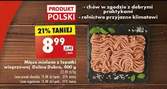 Biedronka Mięso mielone z łopatki wieprzowej Dolina Dobra, 400 g oferta