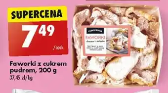 Faworki z cukrem pudrem, 200 g