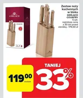 Carrefour Zestaw noży Gerlach oferta