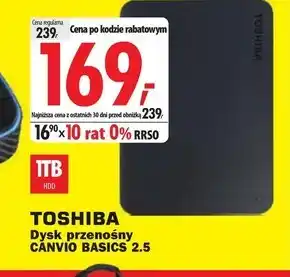 Dysk zewnętrzny Toshiba