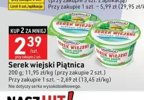 Stokrotka Optima Piątnica Serek wiejski naturalny 200 g oferta