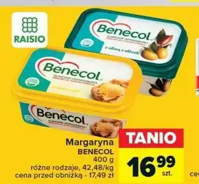 Carrefour Benecol Tłuszcz do smarowania z dodatkiem stanoli roślinnych klasyczny 400 g oferta