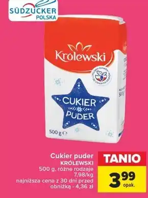 Carrefour Cukier Królewski Cukier puder 500 g oferta