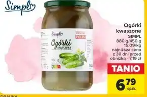 Carrefour Ogórki Simpl oferta