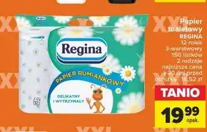 Carrefour Regina Papier Rumiankowy 12 rolek oferta