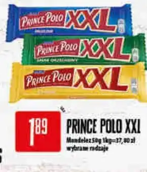 Prince Polo XXL Classic Kruchy wafelek z kremem kakaowym oblany czekoladą 50 g