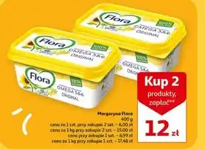 Auchan Flora Original Tłuszcz do smarowania 400 g oferta