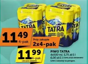 ABC Tatra Piwo jasne pełne 4 x 500 ml oferta