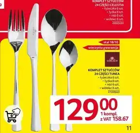 Selgros Zestaw sztućców Gerlach oferta