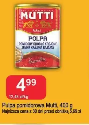 Społem Mutti Pomidory drobno krojone 400 g oferta