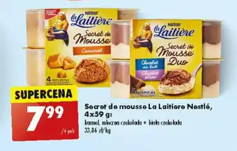 Biedronka Secret de mousse La Laitiere Nestlé 4x59 g oferta