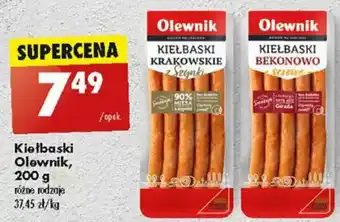 Biedronka Kiełbaski Olewnik 200 g oferta