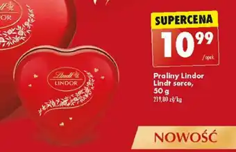 Biedronka Praliny Lindor Lindt serce 50g oferta
