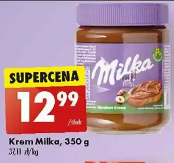 Biedronka Krem Milka 350 g oferta