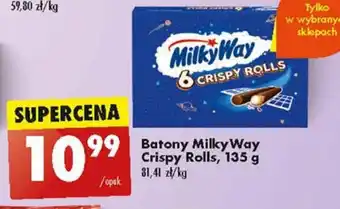 Biedronka Batony Milky Way 135g oferta