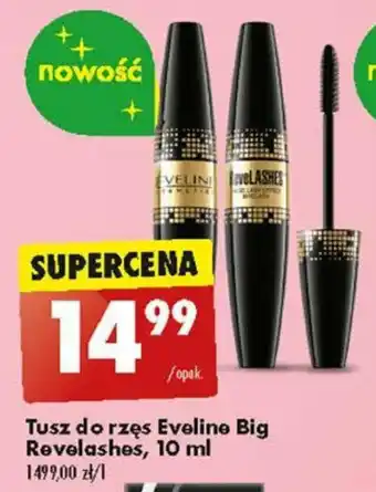 Biedronka Tusz do rzęs Eveline Big Revelashes 10 ml oferta