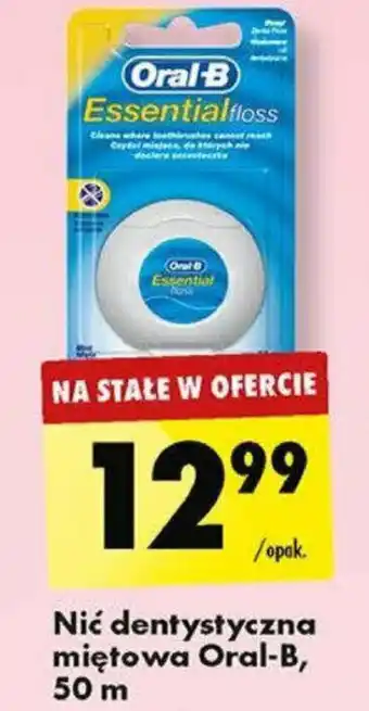 Biedronka Nić dentystyczna miętowa Oral-B 50 m oferta