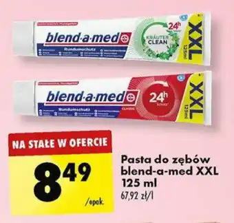 Biedronka Pasta do zębów blend a med XXL 125 ml oferta
