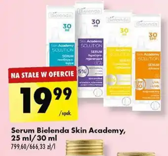 Biedronka Serum Bielenda Skin Academy 25 ml/30 ml oferta