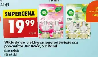 Biedronka Wkłady do elektrycznego odświeżacza powietrza Air Wick 2x19 ml oferta
